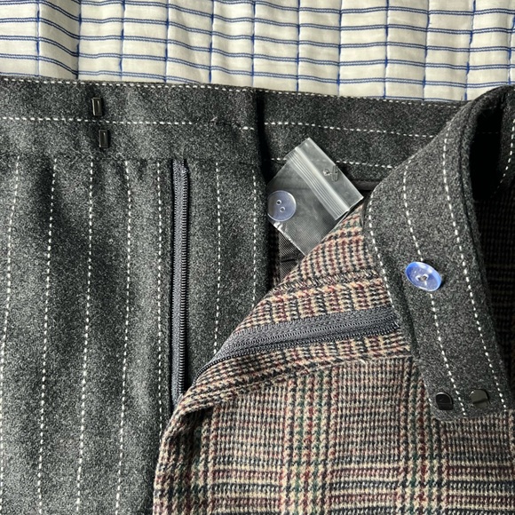 NWT Rails Pinstripe Plaid Mix Mini Skirr - Picture 3 of 8
